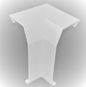 NeatHeat TALL Inside Corner Baseboard Heat Cover (refer to measuring guide prior to purchase)